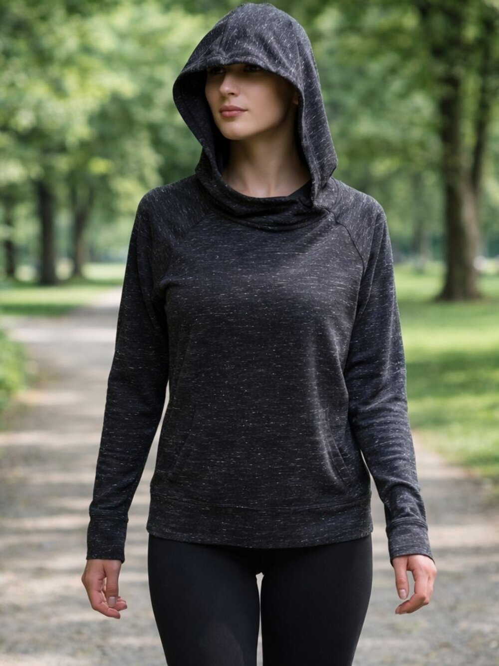 Athletic Works Hooded Work Out Hoodie with pockets